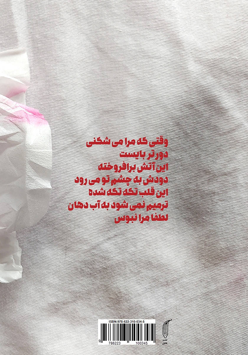 پشت جلد کتاب کتاب وقتی که مرا میشکنی دورتر بایست