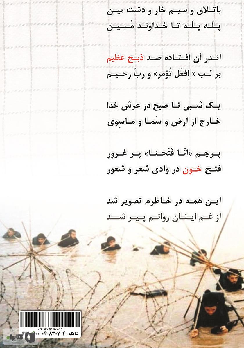 پشت جلد کتاب وادی شعر و شعور