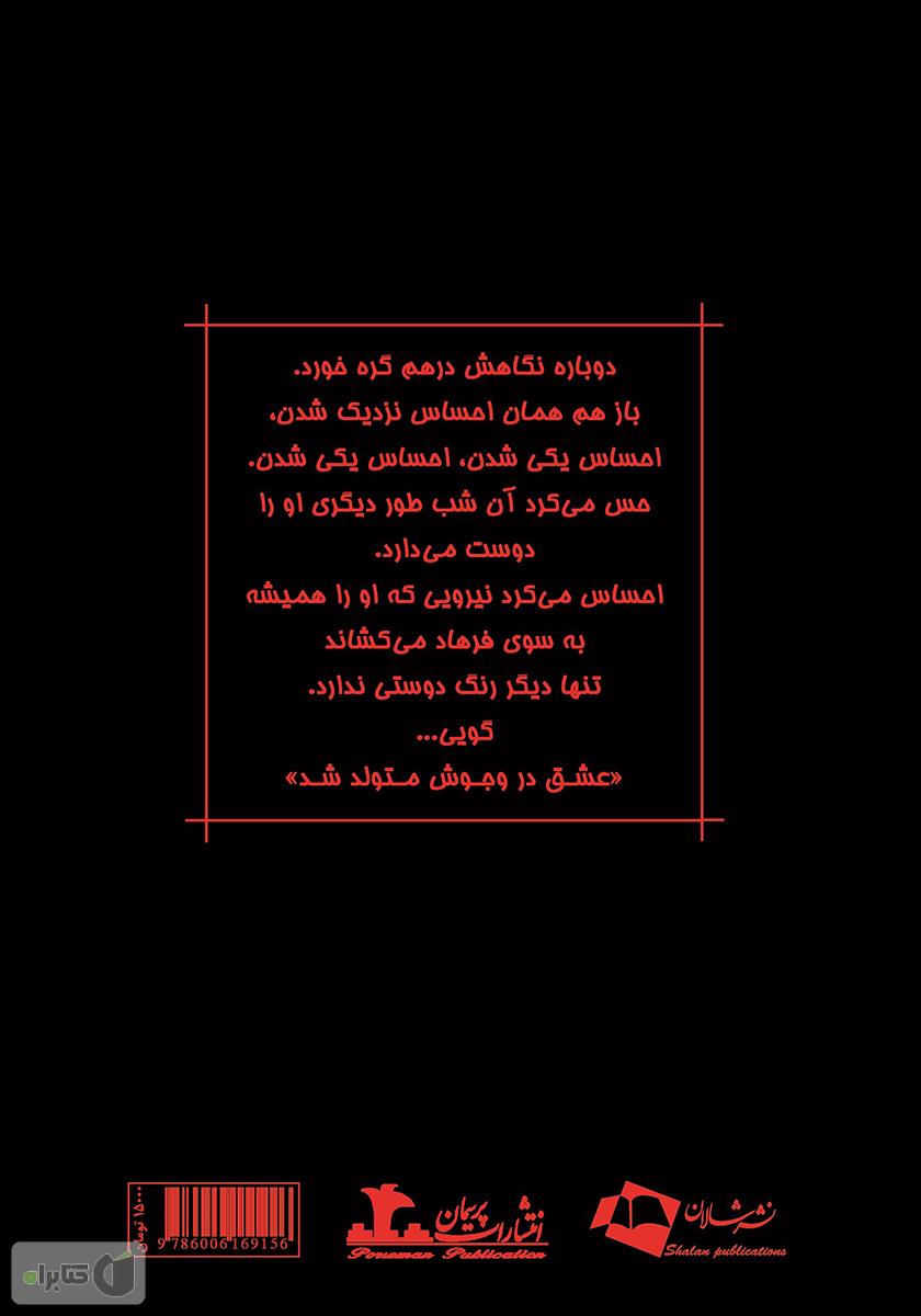 پشت جلد رمان شیرین برای فرهاد