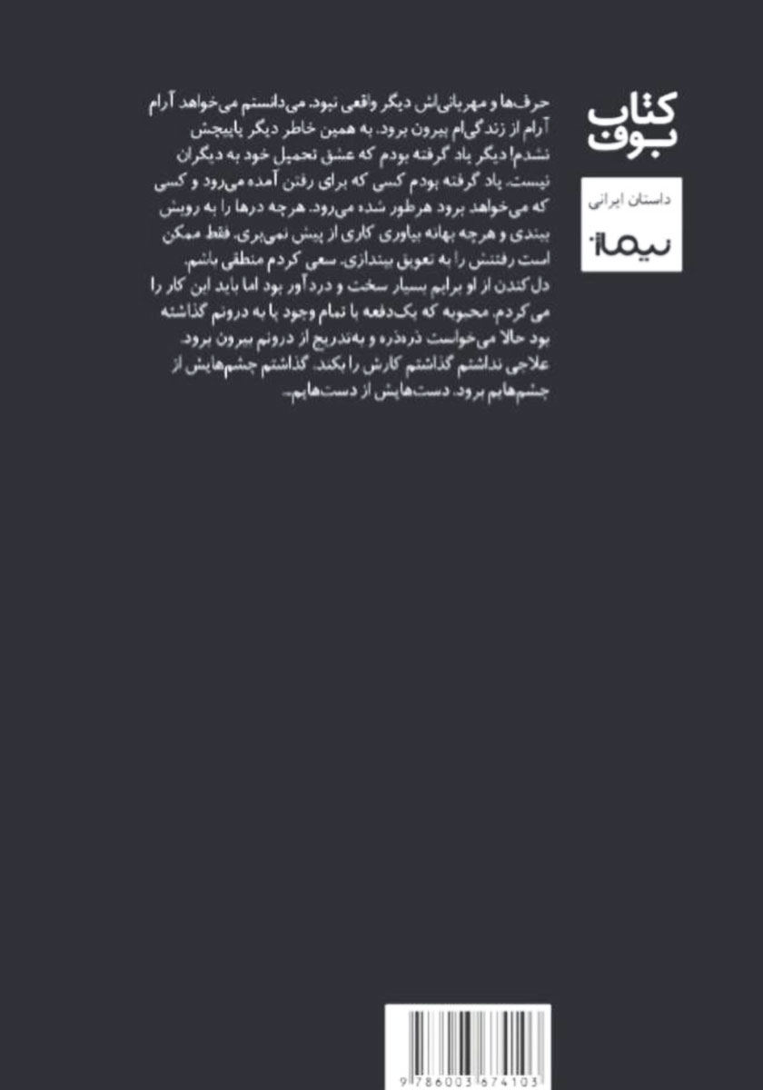 پشت جلد کتاب راه طولانی بود از عشق حرف زدیم