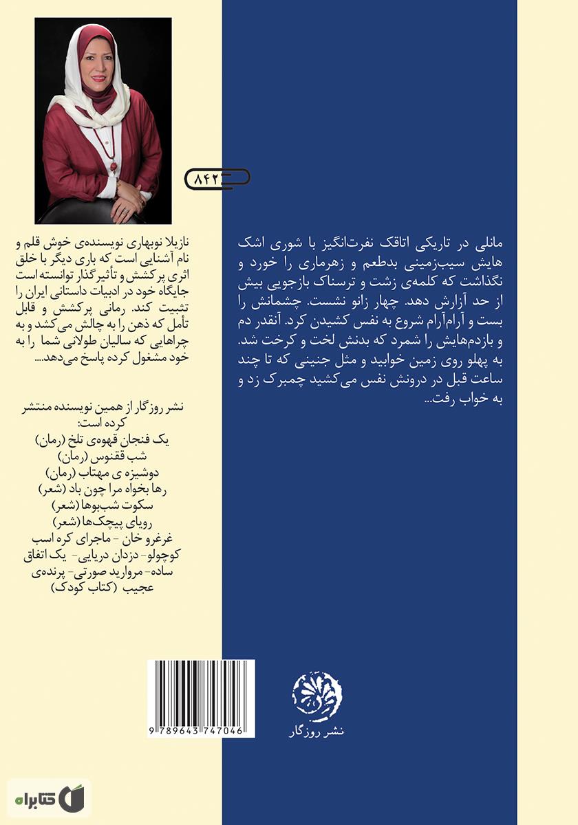 پشت جلد کتاب پیادهروهای ناهموار