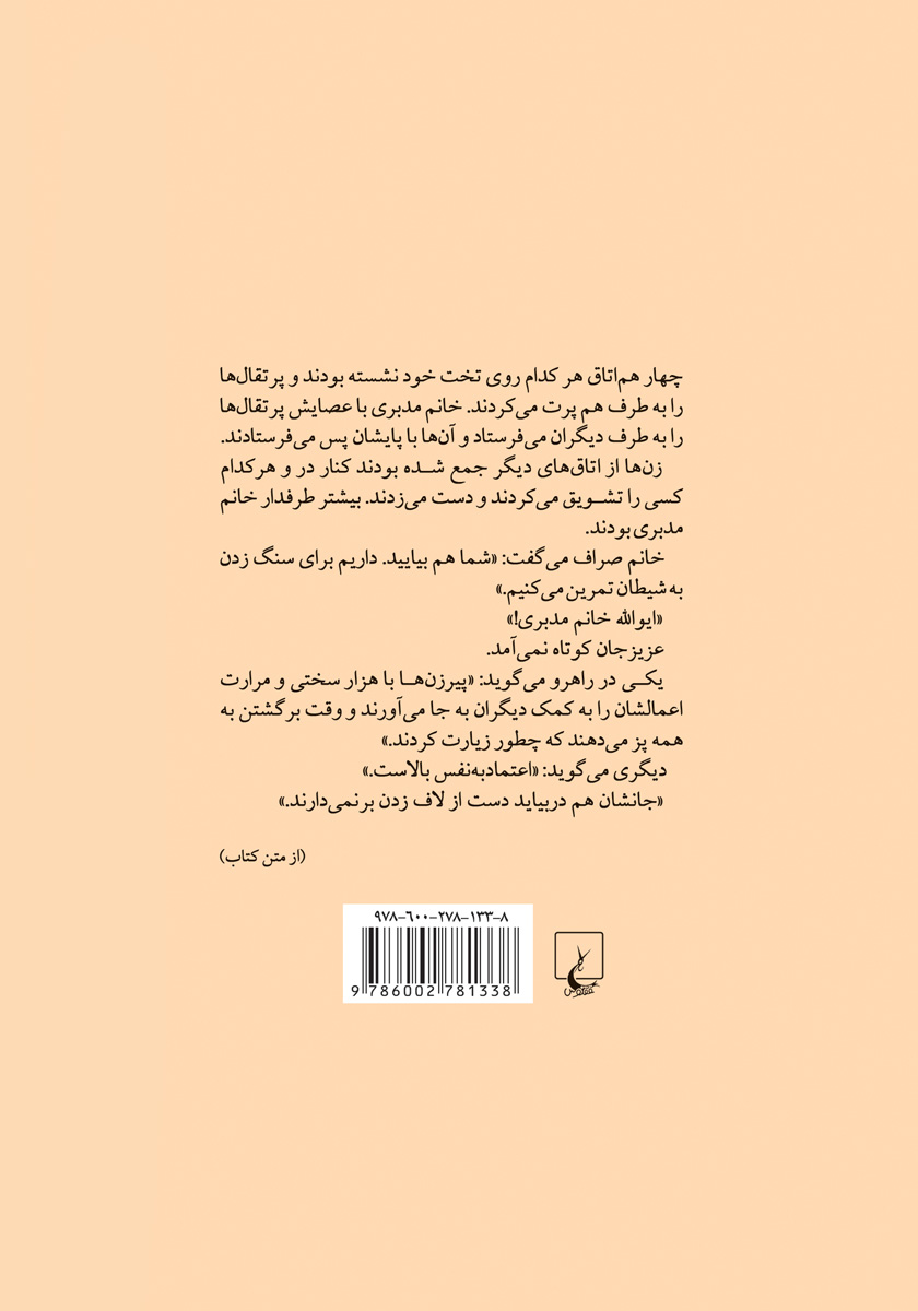 پشت جلد کتاب کتاب با عزیزجان در عزیزیه