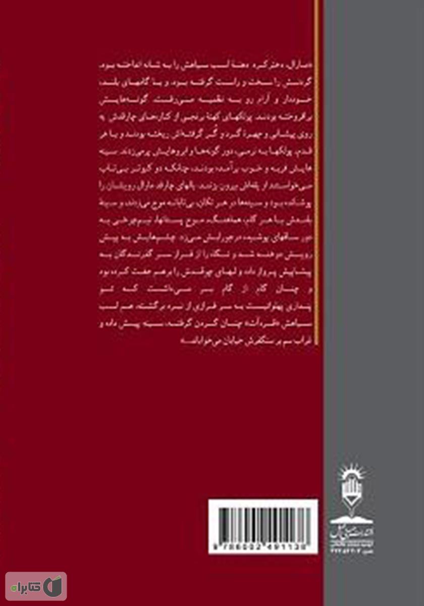 پشت جلد کتاب راه و خاک و رود: تأملی در کلیدر محمود دولت‌آبادی