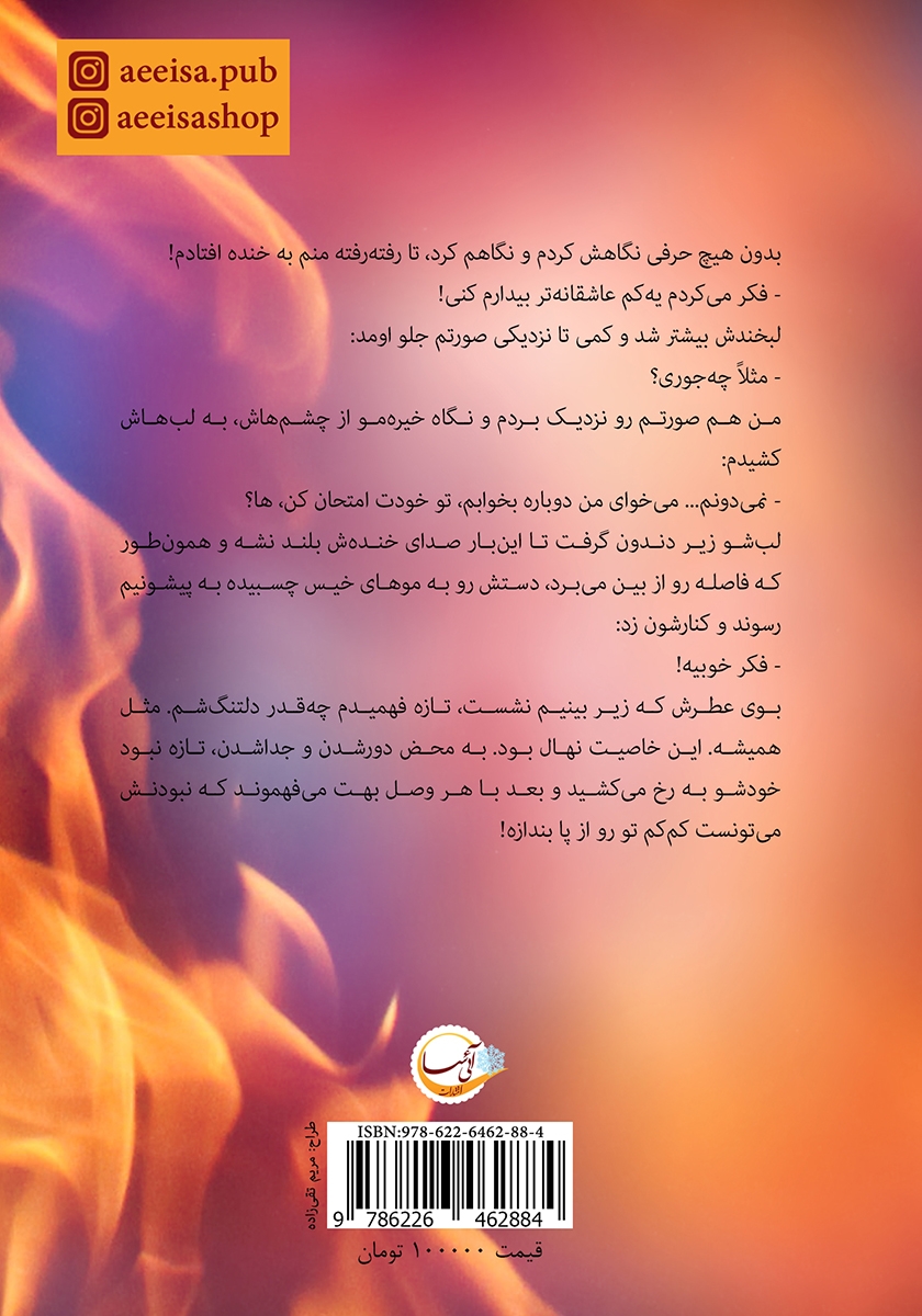 پشت جلد کتاب بوی نای عشق