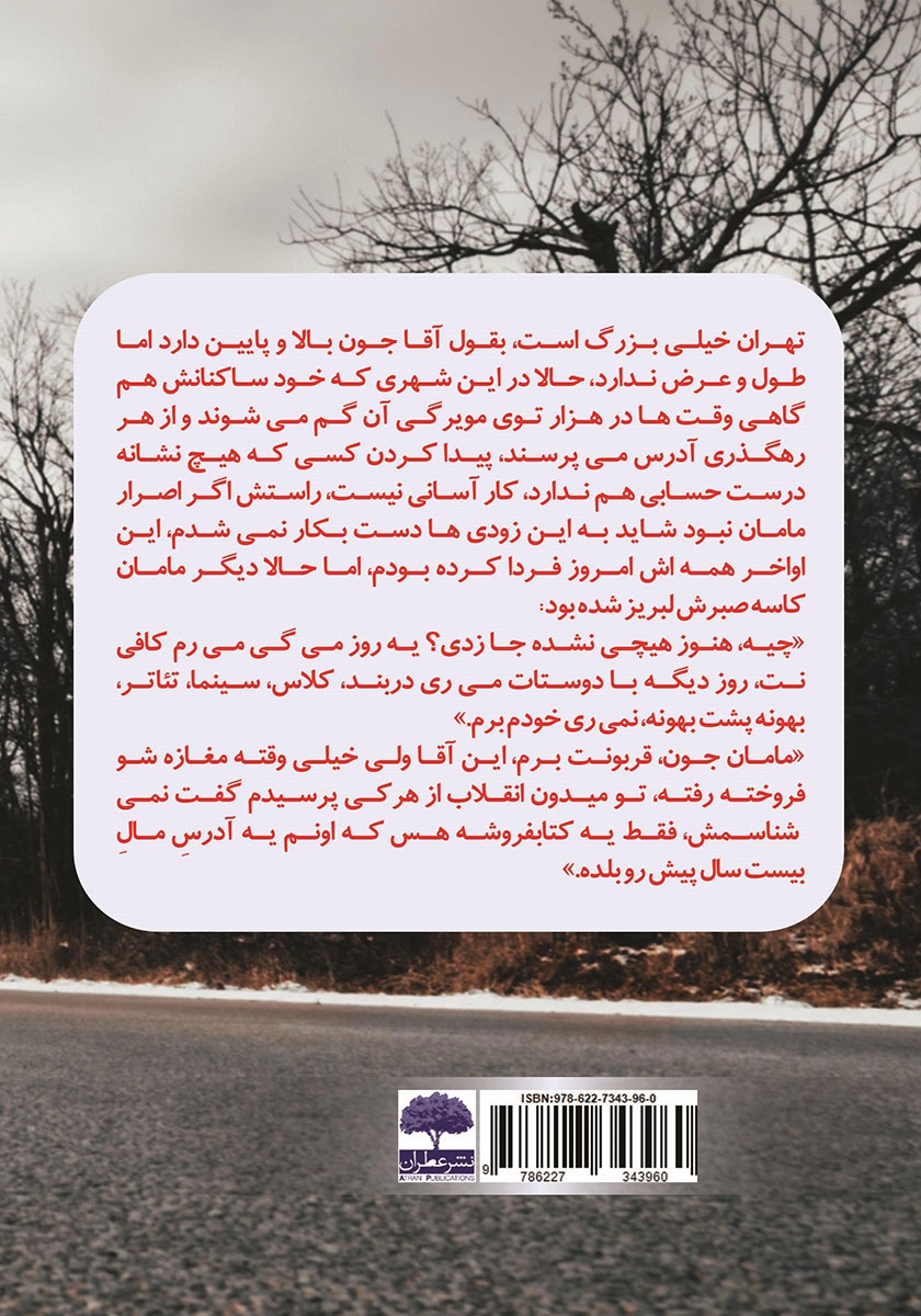 پشت جلد کتاب نکند عاشق شده‌ام...