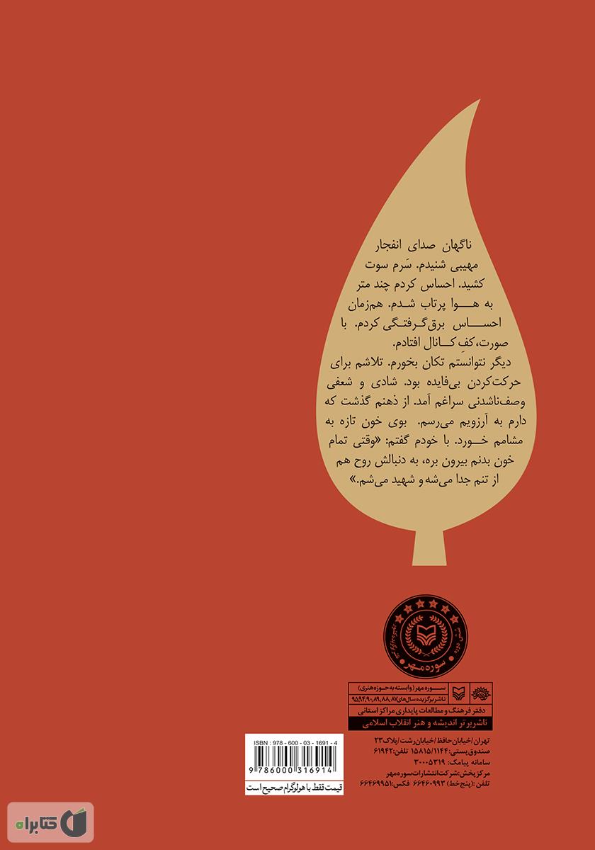 پشت جلد کتاب سهم من از عاشقی