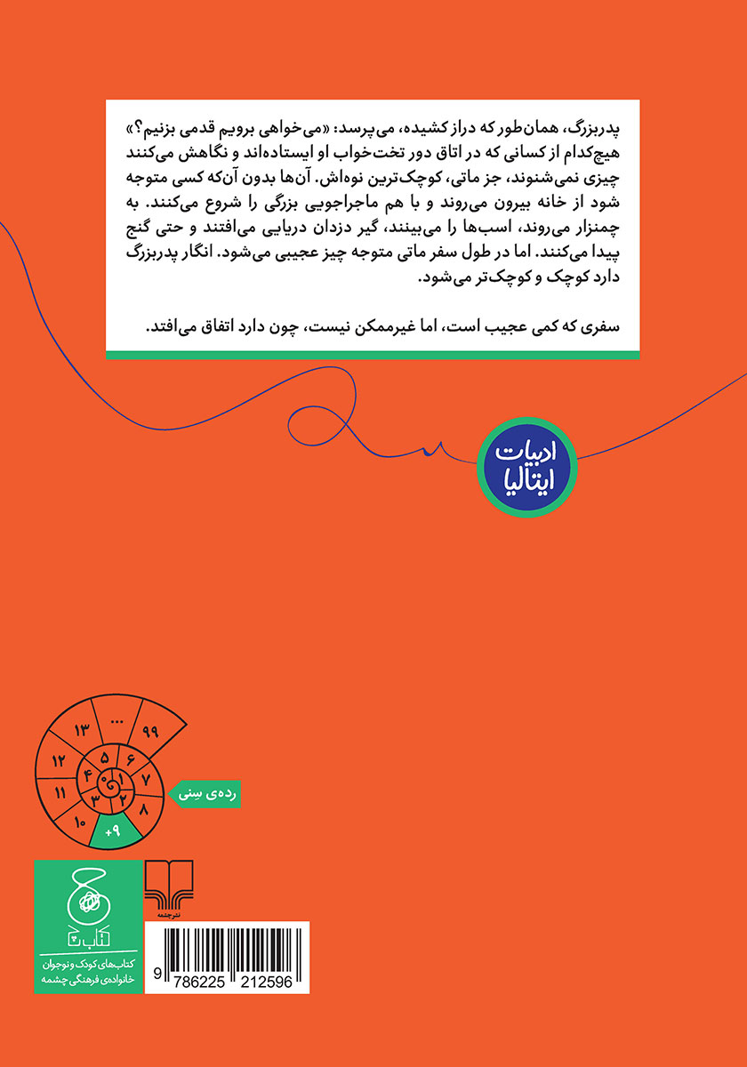 پشت جلد کتاب کتاب ماتی و پدربزرگ