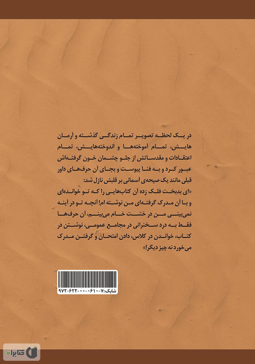 پشت جلد کتاب دلفین‌های دریاچه ارومیه و 17 داستان کوتاه طنز دیگر