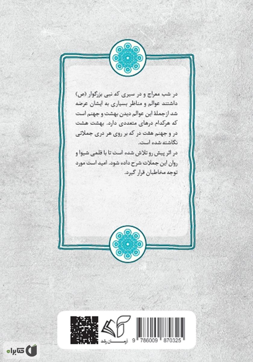 پشت جلد کتاب ابواب الجنه (درهای بهشت)