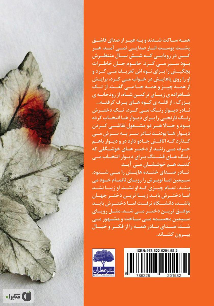 پشت جلد کتاب کتاب مجسمه‌ای به نام نوبر