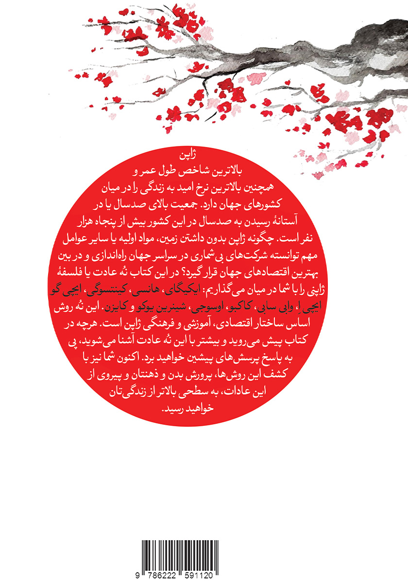 پشت جلد کتاب نه عادت ژاپنیها که زندگی شما را تغییر خواهد داد