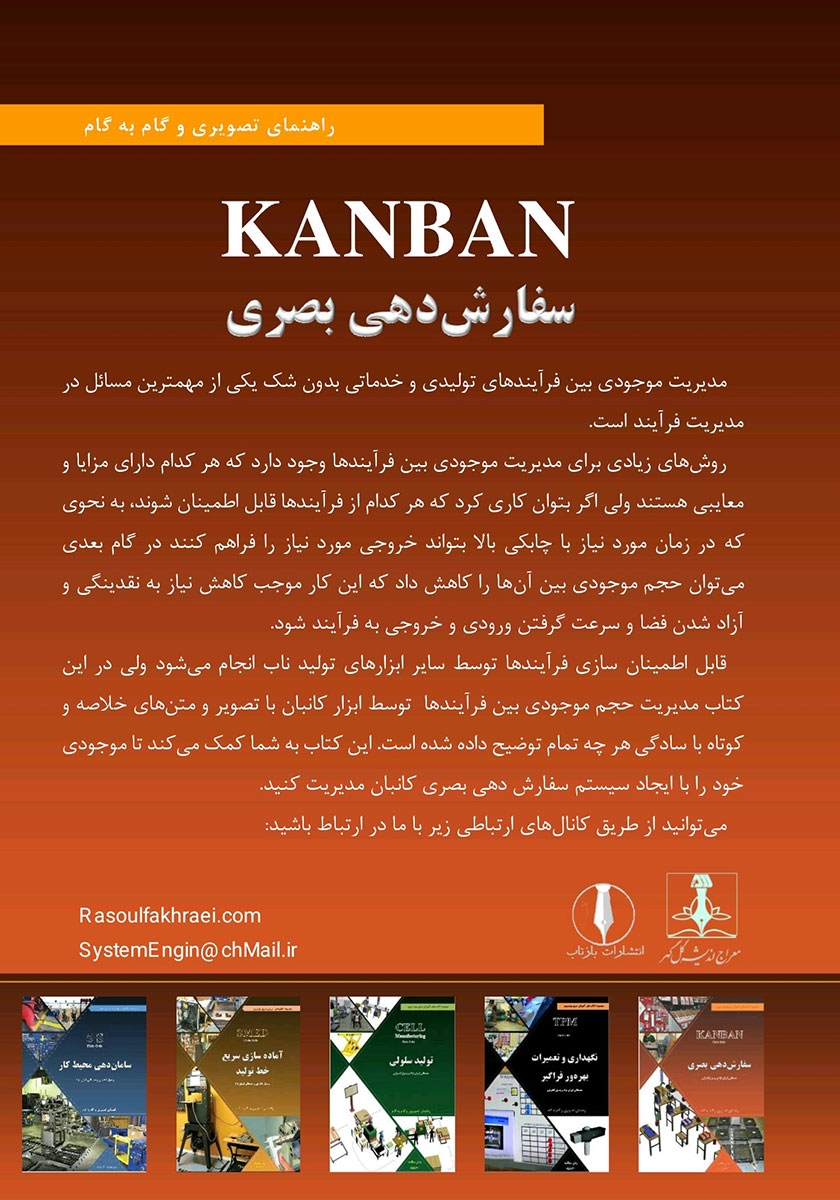 پشت جلد کتاب سفارش دهی بصری