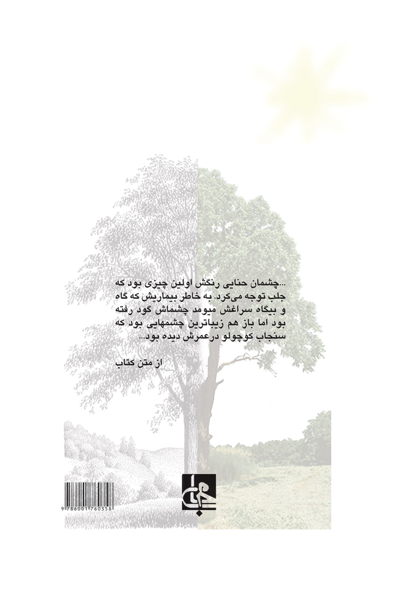 پشت جلد کتاب درخت گردو