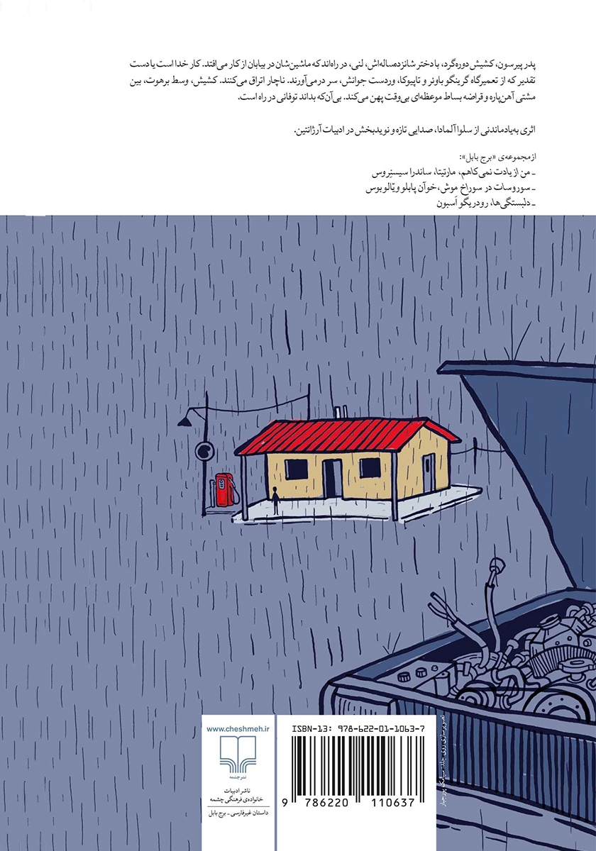 پشت جلد کتاب باد ویرانگر