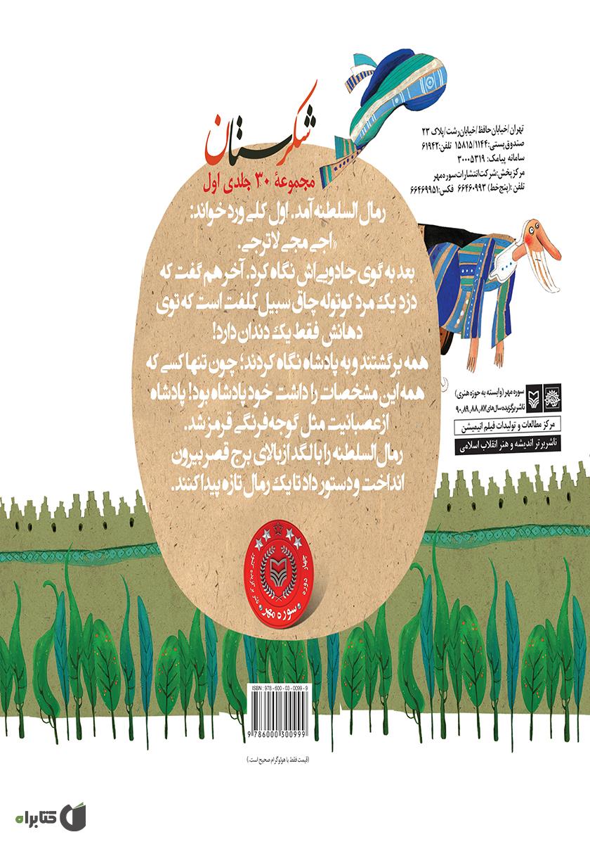 پشت جلد کتاب رمال معمولی رمال پادشاه