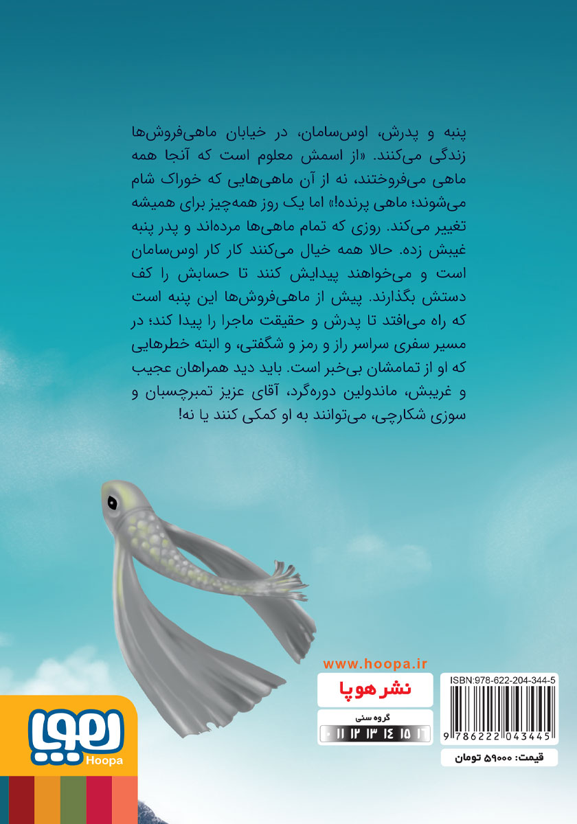 پشت جلد کتاب ارتش پنبه و مرگ ماهیهای پرنده