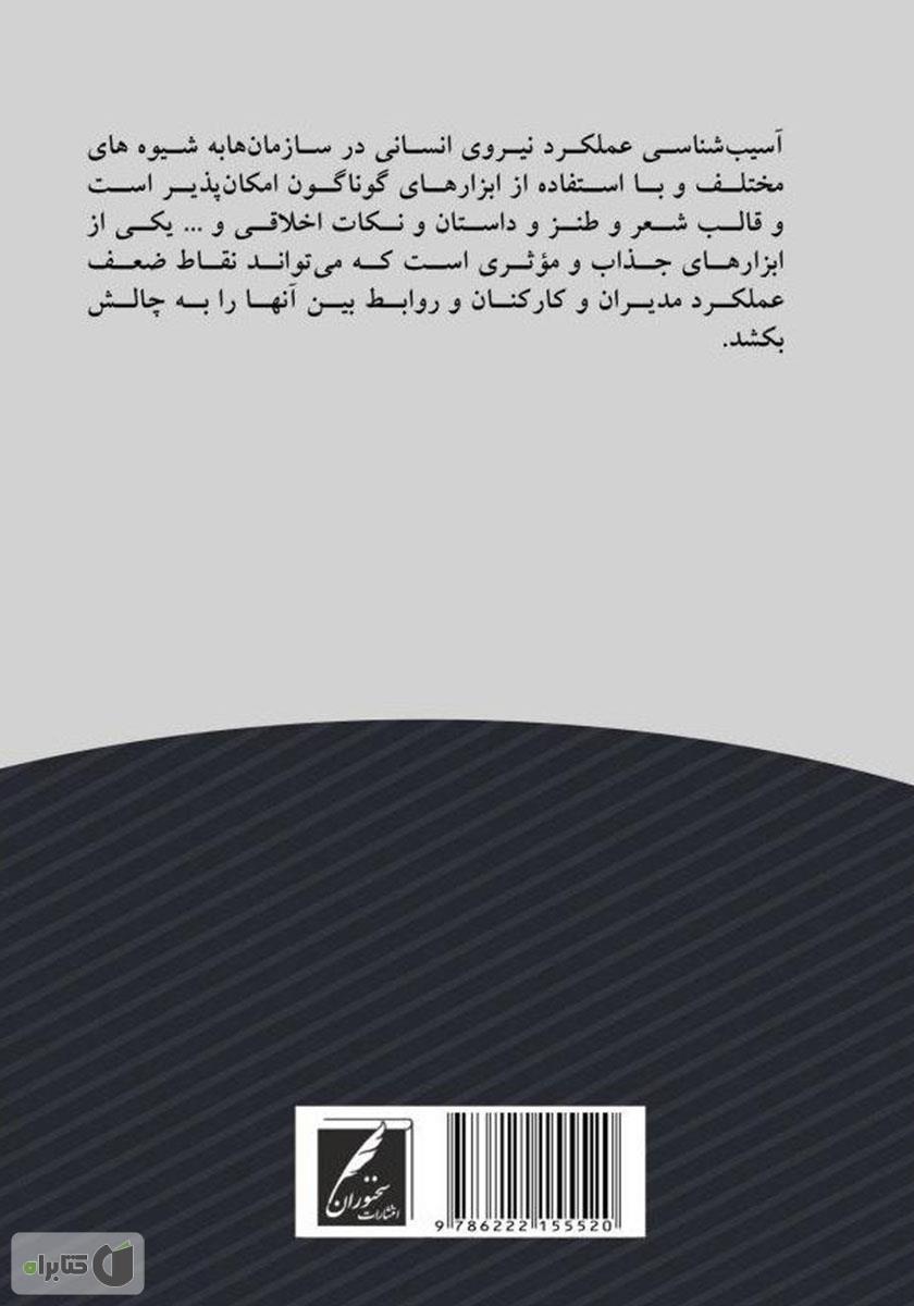 پشت جلد کتاب کشکول مدیریت