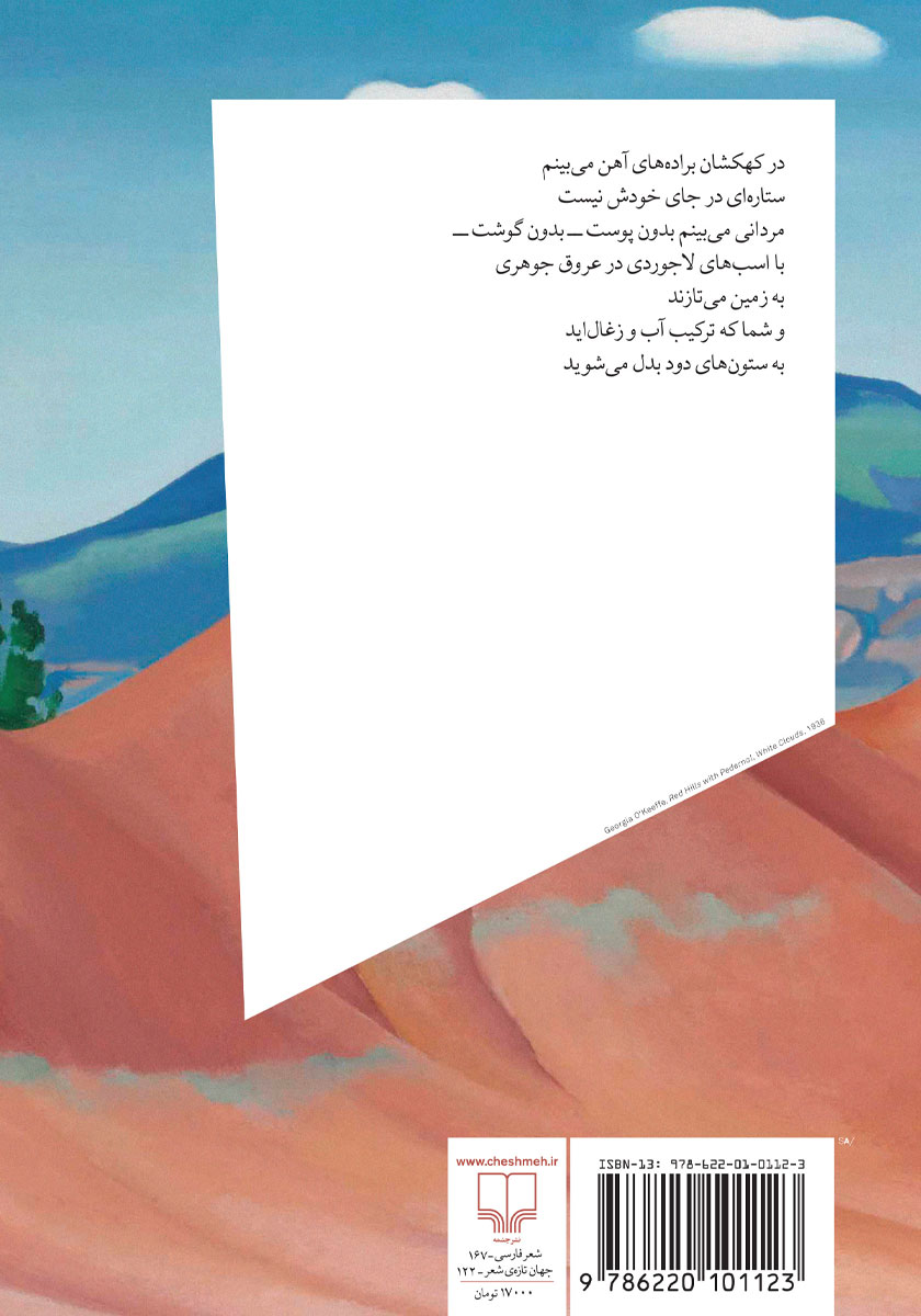پشت جلد کتاب زخمی که از زمین به ارث می‌برید