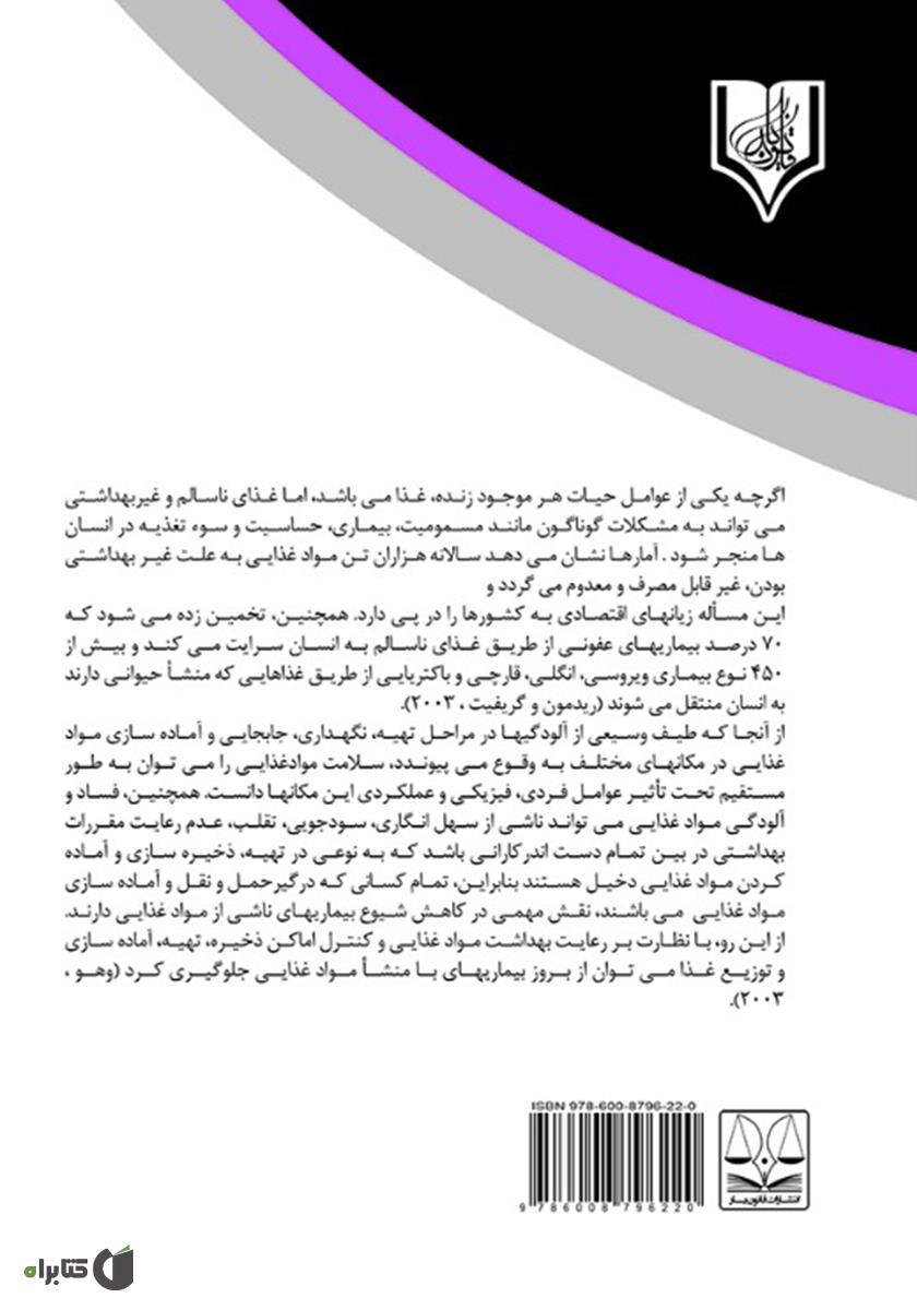 پشت جلد کتاب نقش مدیریت در رفتارهای ایمن