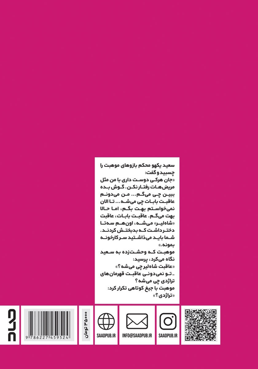 پشت جلد کتاب کتاب آقای سالاری و دخترانش