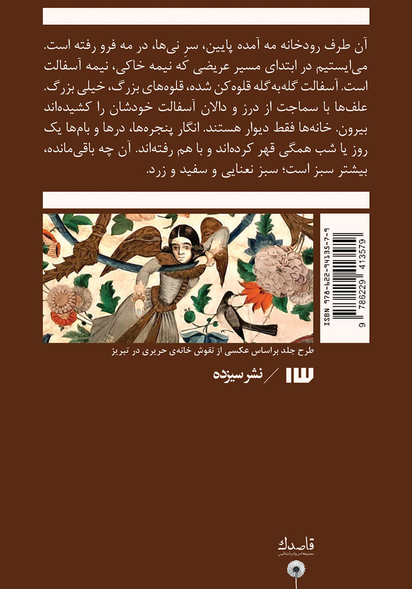 پشت جلد کتاب یکی با دست و پای نازک خیالی