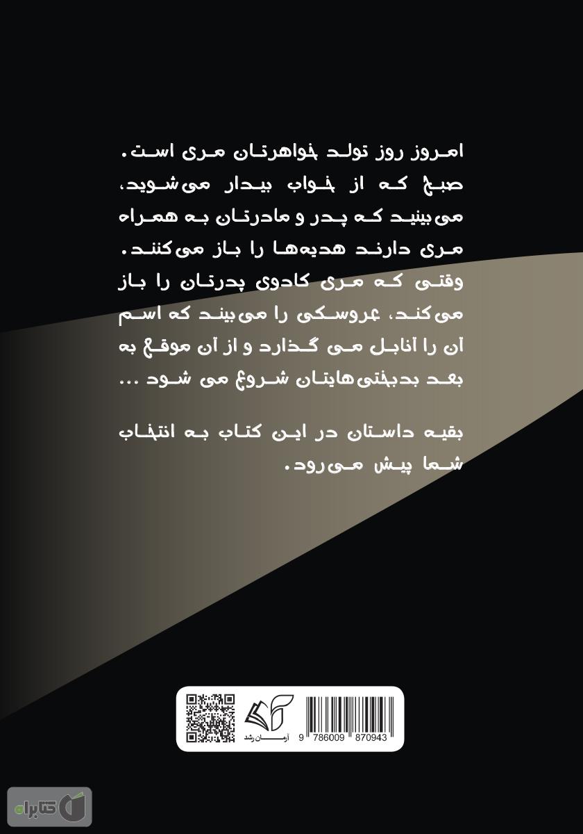 پشت جلد کتاب آنابل ملکه جهنم (داستانی ترسناک با یک شروع و نه پایان)