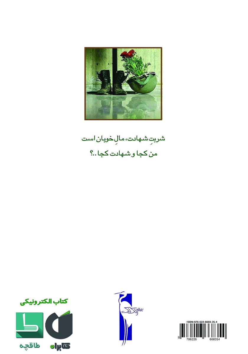 پشت جلد کتاب رضا ریزه