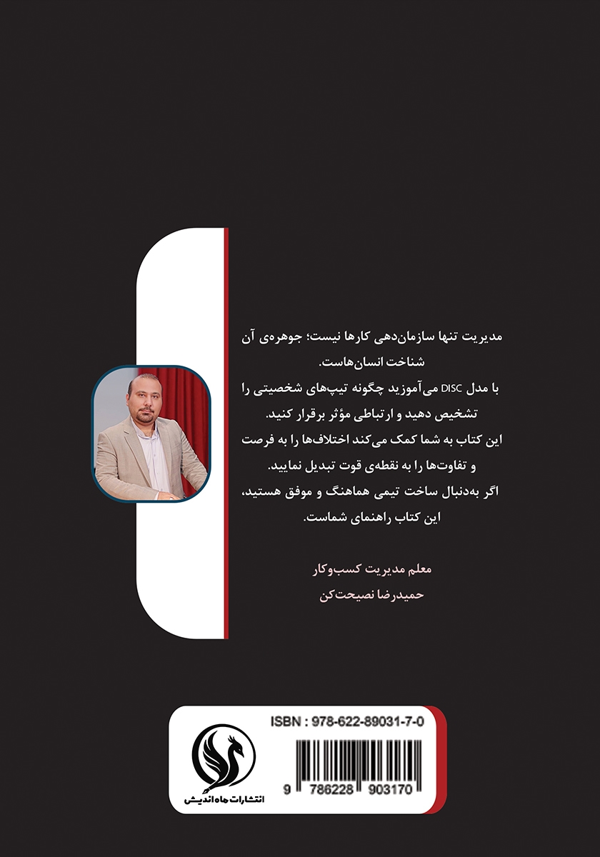 پشت جلد کتاب مدیران شخصیت خوان
