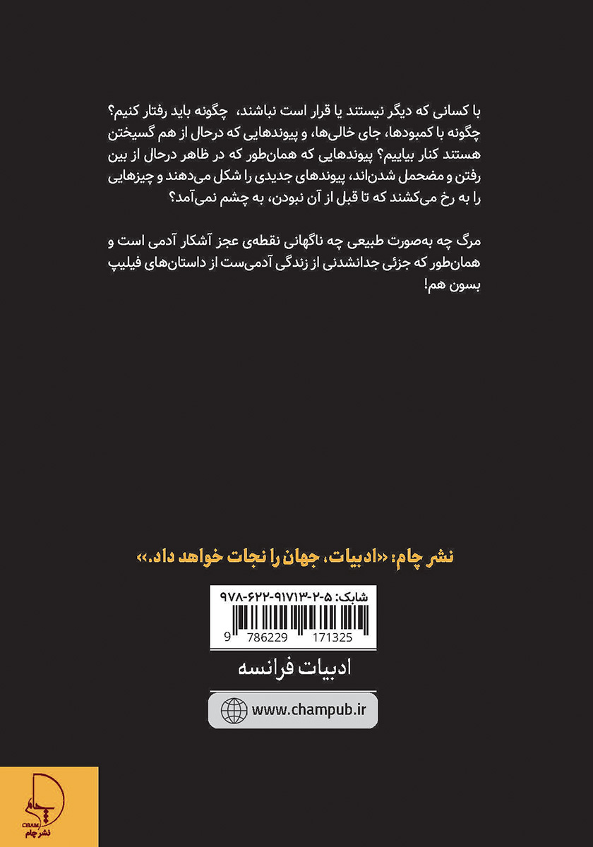 پشت جلد کتاب این خبر ستون حوادث نیست