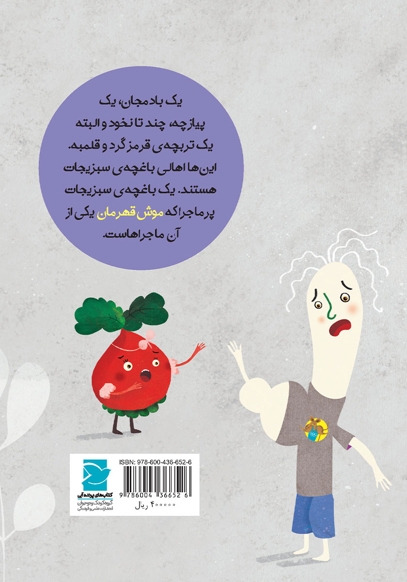 پشت جلد کتاب موش قهرمان
