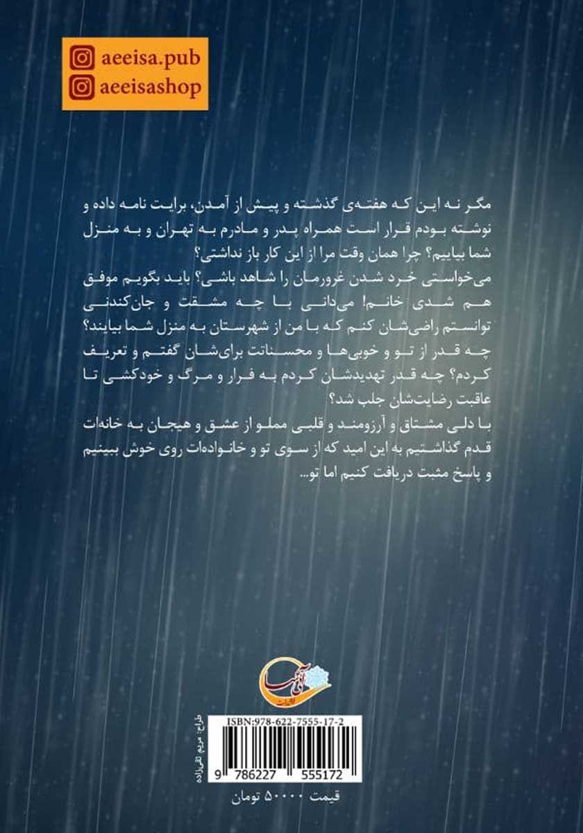 پشت جلد کتاب یک شب؛ یک اتفاق...