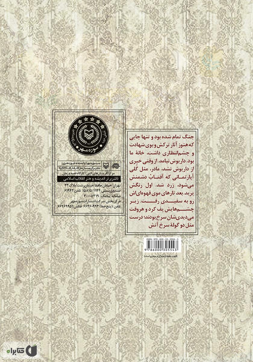پشت جلد کتاب کتاب مردها آهسته می‌میرند
