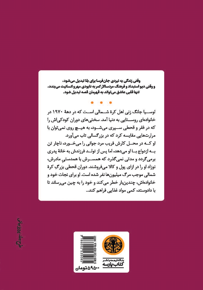 پشت جلد کتاب ستارگان بین خورشید و ماه