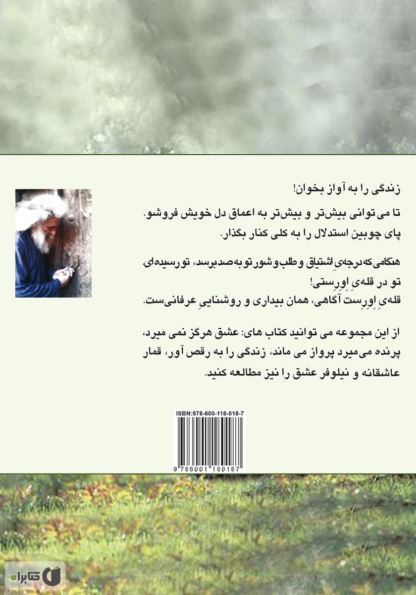 پشت جلد کتاب کتاب آواز خوش زندگی