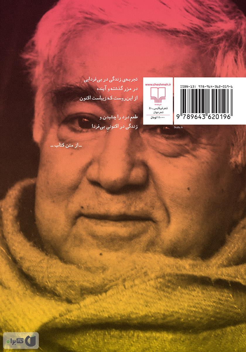 پشت جلد کتاب بیهوده میبارد این باران