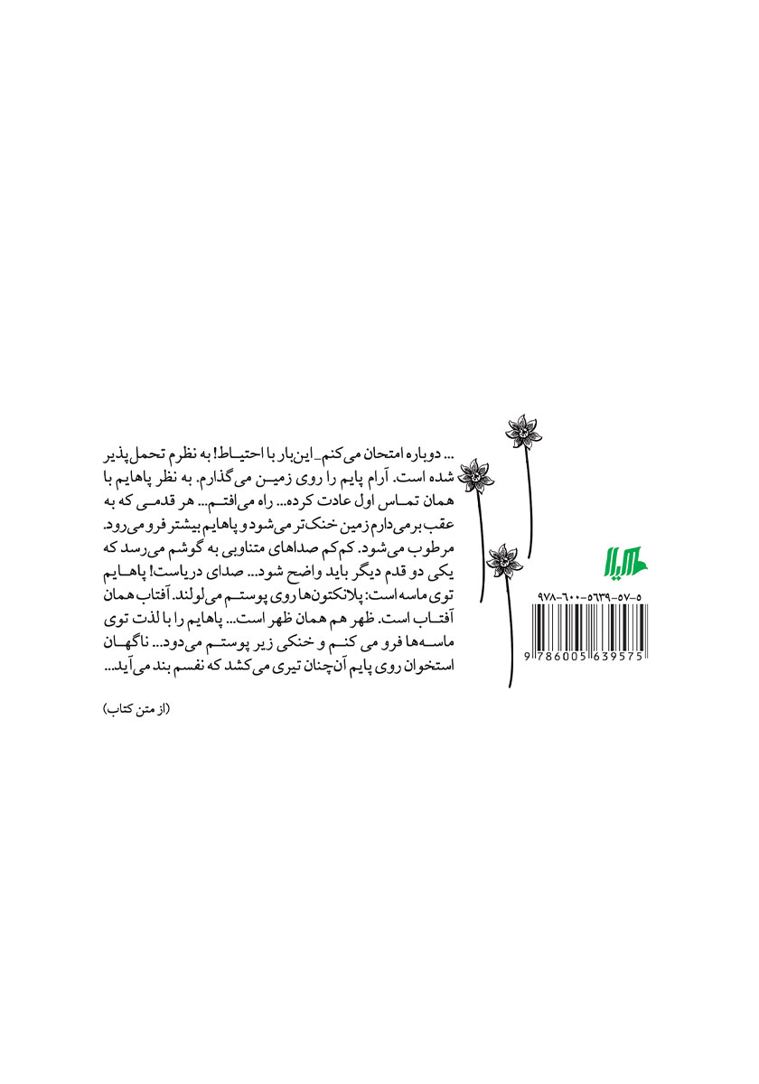 پشت جلد کتاب من آلیس نیستم ولی اینجا خیلی عجیبه!