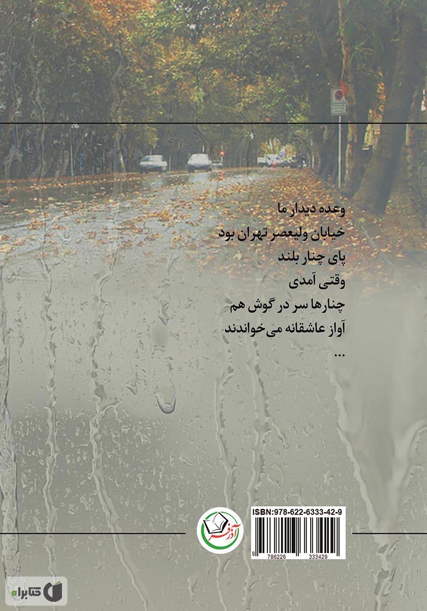 پشت جلد کتاب چهار راه ولیعصر
