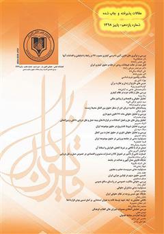 معرفی و دانلود فصلنامه علمی - حقوقی قانون یار - دوره یازدهم - پاییز 1398