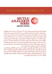 پشت جلد کتاب کتاب 100 راز خانواده موفق