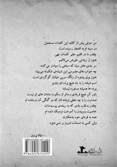 پشت جلد کتاب رمان دلم نمیآید که در اندیشهی جنازهها رهایت کنم پشت جلد کتاب رمان دلم نمیآید که در اندیشهی جنازهها رهایت کنم