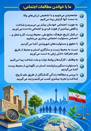 پشت جلد کتاب کار مطالعات اجتماعی پایه نهم