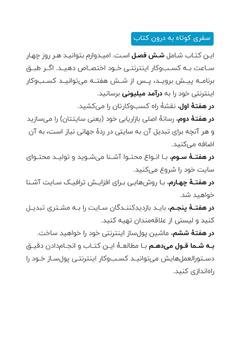 پشت جلد کتاب کتاب ماشین اینترنتی پول ساز