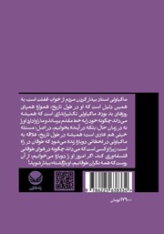پشت جلد کتاب کتاب تابستانی با ماکیاولی