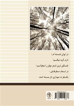 پشت جلد کتاب کتاب نام تمام کوچههای دلم سپیدار است پشت جلد کتاب کتاب نام تمام کوچههای دلم سپیدار است