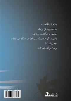 پشت جلد کتاب رمان آرام
