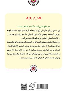 پشت جلد کتاب کتاب پیرمرد کشاورز و موش بلال خور