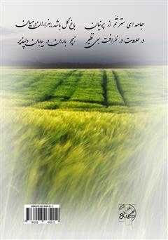 پشت جلد کتاب کتاب پرنیان 1