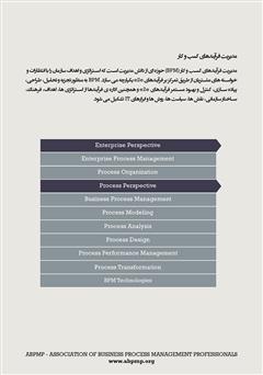 پشت جلد کتاب کتاب پیکره عمومی دانش مدیریت فرآیندها (BPM CBOK)