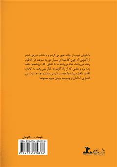 پشت جلد کتاب رمان سوزان